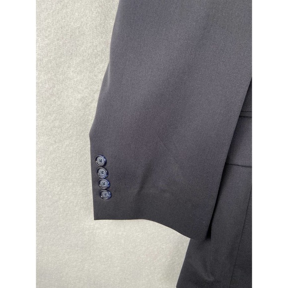 JoS A. Bank Tropical Blend Blazer Men's 42S 2-Button Blue Wool Cotton Blend NEW - Picture 5 of 10